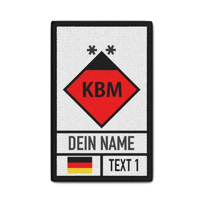 Patch personalisiert Kreisbrandmeister KBM Feuerwehr #41357