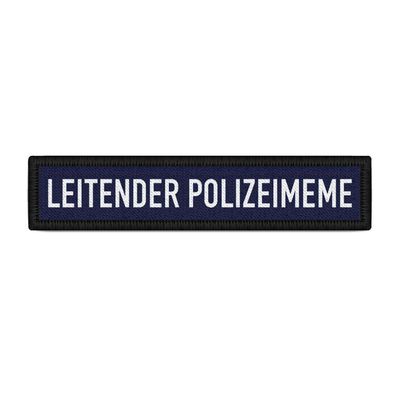 Patch Leitender Polizeimeme Polizist Meme Fun Aufnäher Polizei #40319