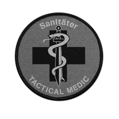 Patch Tactical MEDIC Sanitäter Rettungs Rett-San Mediziner Äskulapstab #38571
