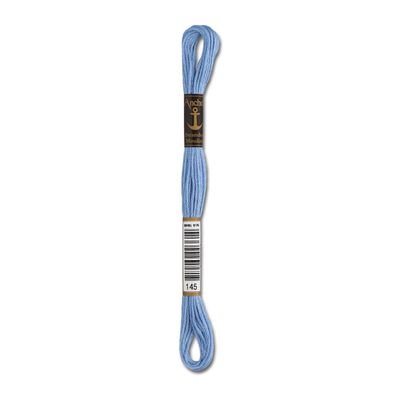 8m Anchor Stickgarn - Farbe 145 - hellblau