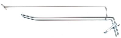BGS technic Doppelhaken | 300 x 4,8 mm | mit Tragarm und Querpin