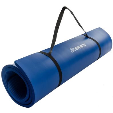 ScSPORTS® Sportmatte 190x100x1,5cm Fitness Gymnastik Matte Yogamatte Tragegurt