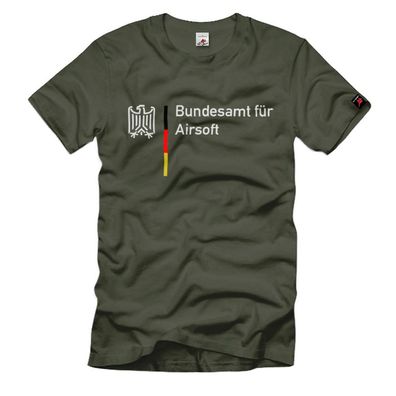 Bundesamt für Airsoft Team-Sport Waffe Sniper legal Gesetz Fun Gun T-Shirt#37540