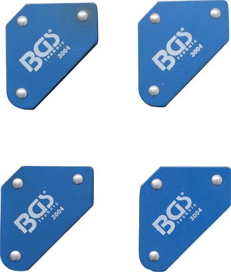 BGS technic Mini-Magnethalter-Satz | 45° - 90° - 135° | 4-tlg.