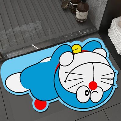 Doraemon Anti-slip Fußmatte Persönlichkeit Küche Badezimmer Boden Matte Hause Teppich