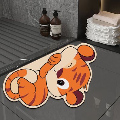 Persönlichkeit Tiger Anti-slip Fußmatte Küche Badezimmer Boden Matte Hause Teppich