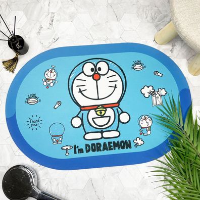 Doraemon Anti-slip Fußmatte Soft Oval Küche Badezimmer Boden Matte Hause Bad Teppich