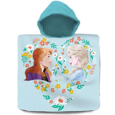 Poncho Baumwolle Disney Frozen Kinder-Handtuch