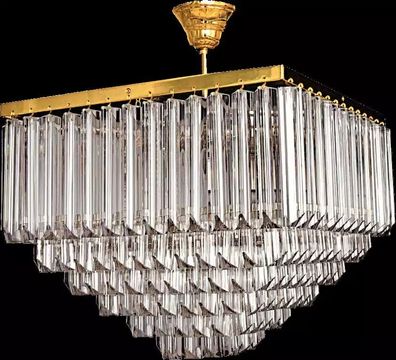 Deckenleuchter Luxus Gold Kronleuchter Deckenlampe Lüster Kristall Leuchte