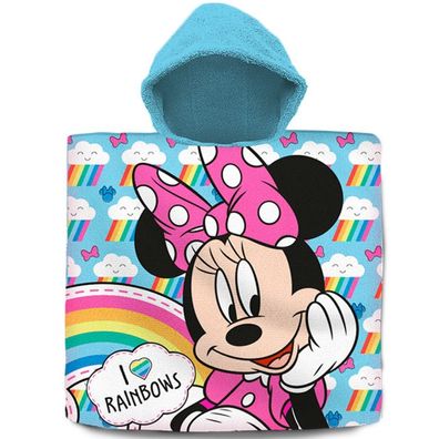 Poncho Baumwolle Disney Minnie Kinder-Handtuch