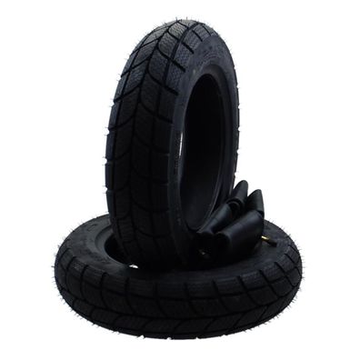 Winter Reifen Set 2x Kenda K701 3.50-10 56L TL M + S + Schlauch für Vespa PX Ape