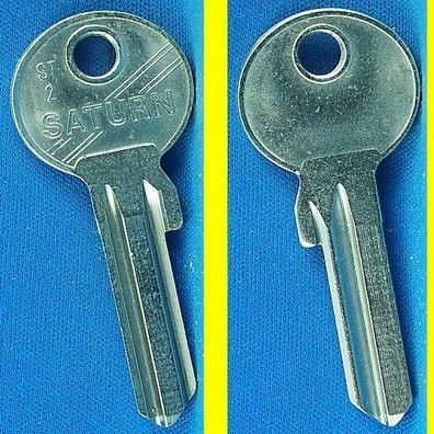 Original Saturn Schlüsselrohling ST2 für verschiedene Profilzylinder