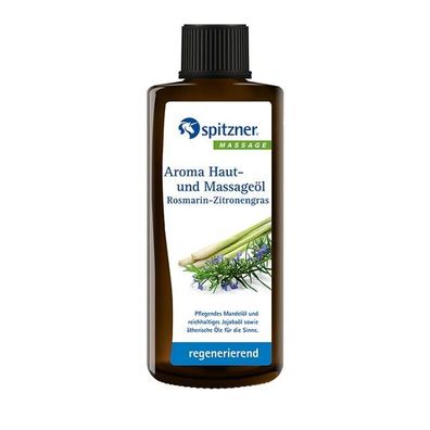 Aroma Haut- und Massageöl Rosmarin-Zitronengras 190 ml