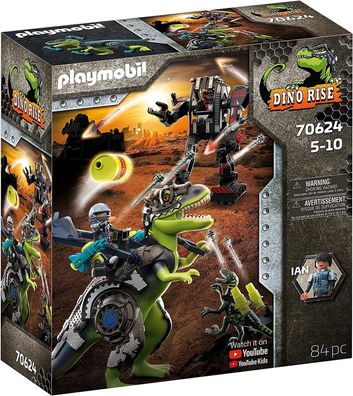 Playmobil Dino Rise 70624 T-Rex: Gefecht der Giganten, Ab 5 Jahren