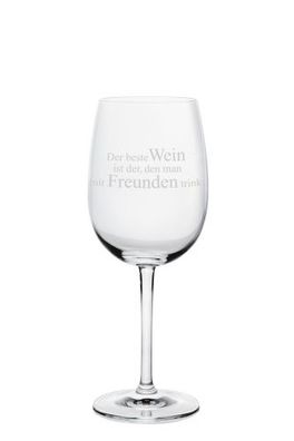 Weinglas "Der beste Wein"
