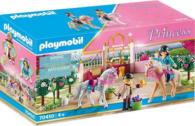 Playmobil Princess 70450 Reitunterricht im Pferdestall, Ab 4 Jahren