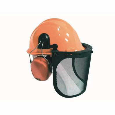 Kopfschutz-Kombination-Set, Helm, Visier, Ohrschutz