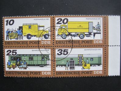 DDR MiNr.2299-2302 Viererblock gestempelt (AD 723)