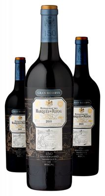 3 x Marqués de Riscal Rioja 150 Aniversario Rioja DOCa – 2016