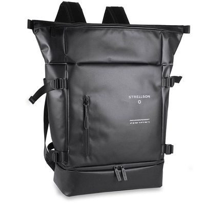 Strellson Stockwell 2.0 Sebastian Backpack LVZ 4010003046, black, Unisex