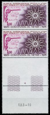 Frankreich 1975 Nr 1921Lu postfrisch 4ER STR X61EE06