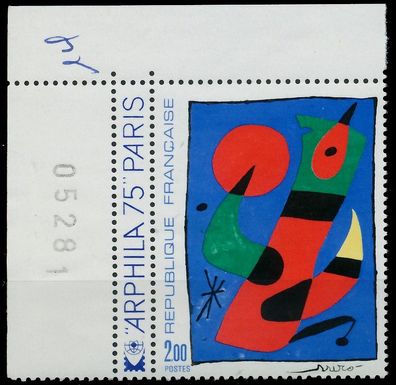 Frankreich 1974 Nr 1885Zfl postfrisch ECKE-OLI X61EE6A