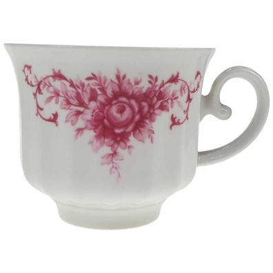 Kaffeetasse 6,9 cm Seltmann Weiden Relief Pinke Blume