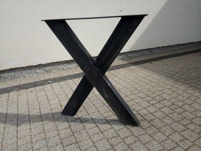 Tischbeine X-profile 10x5 cm