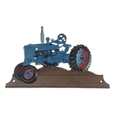 vianmo Wanddekoration Gusseisen Traktor Blau