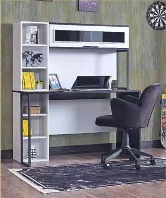 Sekretär Schreibtisch Tisch 130x60x171 Schreibtische Tische Möbel Holz Computer