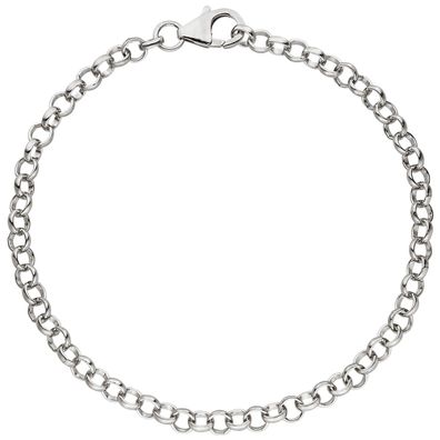 Echt. Chic. Armband für Charms 925 Sterling Silber 19 cm Erbsarmband