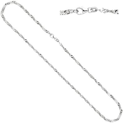 Echt. Chic. Singapurkette 925 Silber 2,9 mm 42 cm Halskette Kette Silberkette