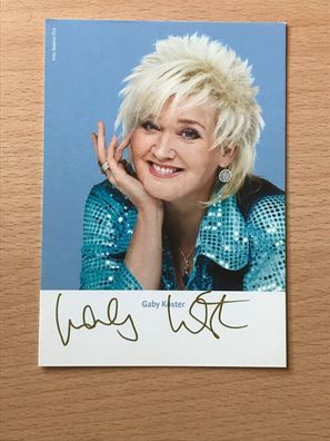 Gaby Köster Autogrammkarte orig signiert Schauspieler COMEDY TV #6060