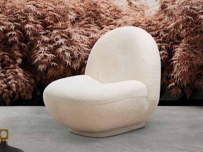 Luxus Sessel Lounge Möbel Club Einrichtung Fernseh Relax Stuhl Textil