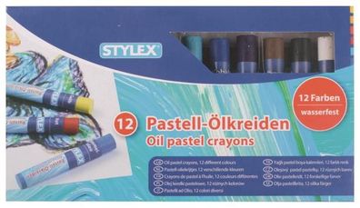 Stylex 28654 Pastell-Ölkreiden 12 Farben
