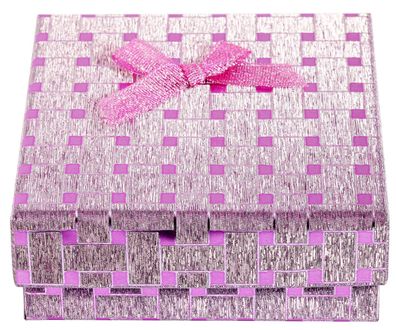 Schmuckbox 6300024-003 glänzend 9 x 9 x 3,5 cm pink
