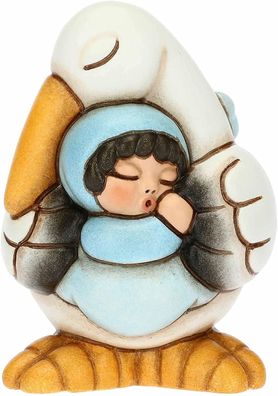 Thun Storch Cindy mit Junge aus Keramik 5,2 x 4,5 x 5,3 cm h F3239H98B