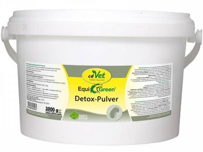 EquiGreen Detox-Pulver Mineralergänzungsfuttermittel für Pferde 2 kg
