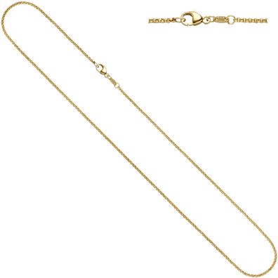 Echt. Edel. Erbskette 585 Gelbgold 1,5 mm 36 cm Gold Kette Halskette Goldkett