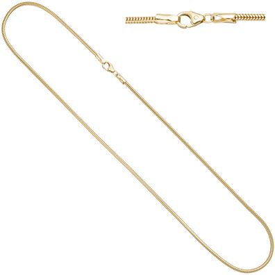 Echt. Edel. Schlangenkette aus 333 Gelbgold 1,9 mm 50 cm Gold Kette Halskette