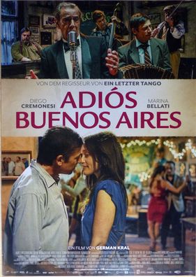 Adiós Buenos Aires - Original Kinoplakat A1 - Diego Cremonesi - Filmposter