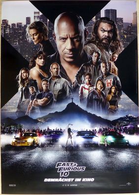 Fast & Furious 10 - Original Kinoplakat A1 -Vin Diesel, Michelle Rodriguez-Filmposter