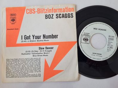 Boz Scaggs - I got your number 7'' Vinyl Germany PROMO