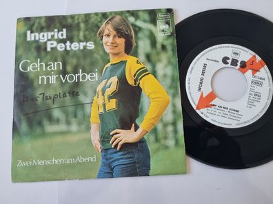 Ingrid Peters - Geh an mir vorbei 7'' Vinyl Germany PROMO