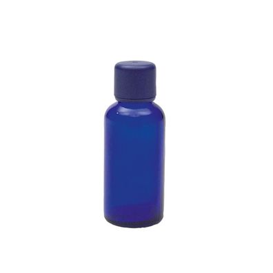 Blauglasflasche für 50ml mit Körperöl-Verschluss - Zubehör