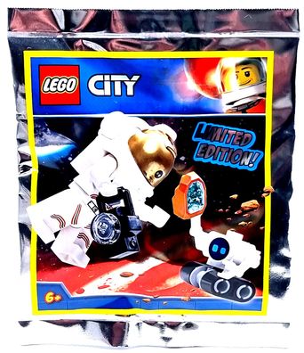 LEGO City 951908 Figur Astronaut mit Roboter