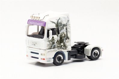 Herpa 1/87 315708 MAN TGA XXL Zgm Lagoudakis - NEU