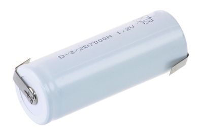 Mexcel Akku 3/2 D 1,2V / 7000mAh NS7000FH Hochtemperatur Lötfahne Z