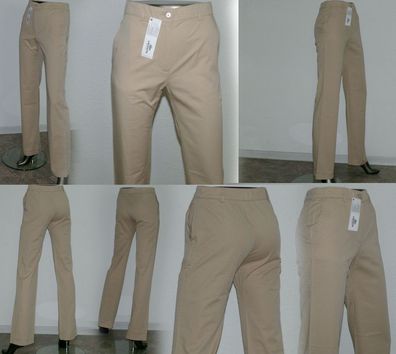 Lacoste HF1199 C4W Wide Leg Cotton Jeans Hose Chino Pant 34 bis 44 Bourbon Natur