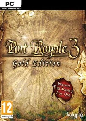 Port Royale 3 - Gold Edition (PC, 2013, Nur Steam Key Download Code) Keine DVD